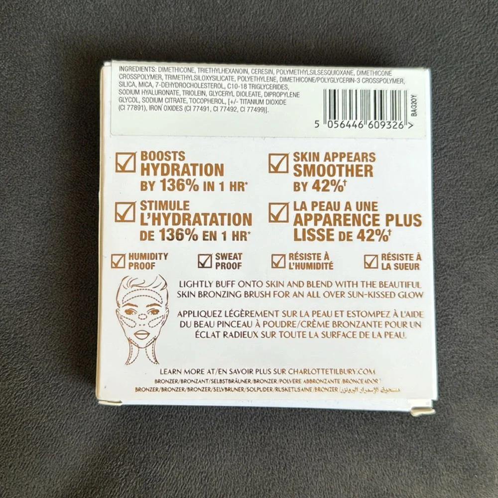 Charlotte Tilbury Beautiful Skin Sun-Kissed Glow Cream Bronzer 1 fair